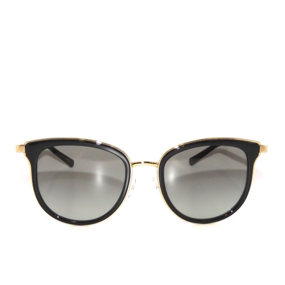 Michael Kors Adrianna I 1010 110011 Black Gold Gray Gradient Sunglasses - Picture 2 of 5